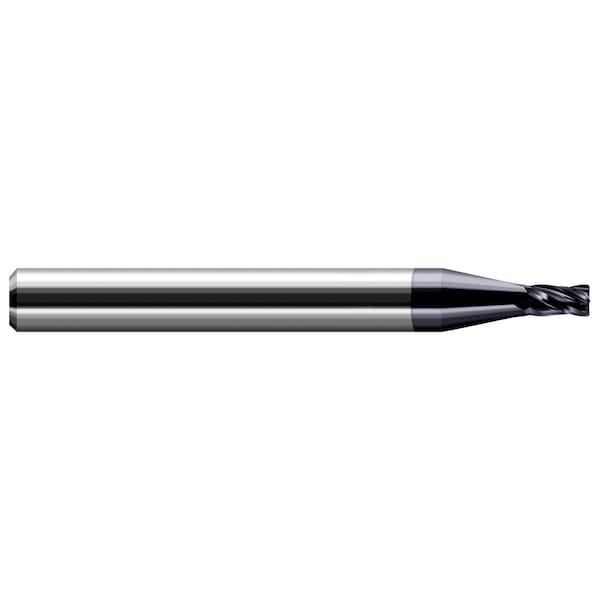 Miniature End Mill - 4 Flute - Corner Radius